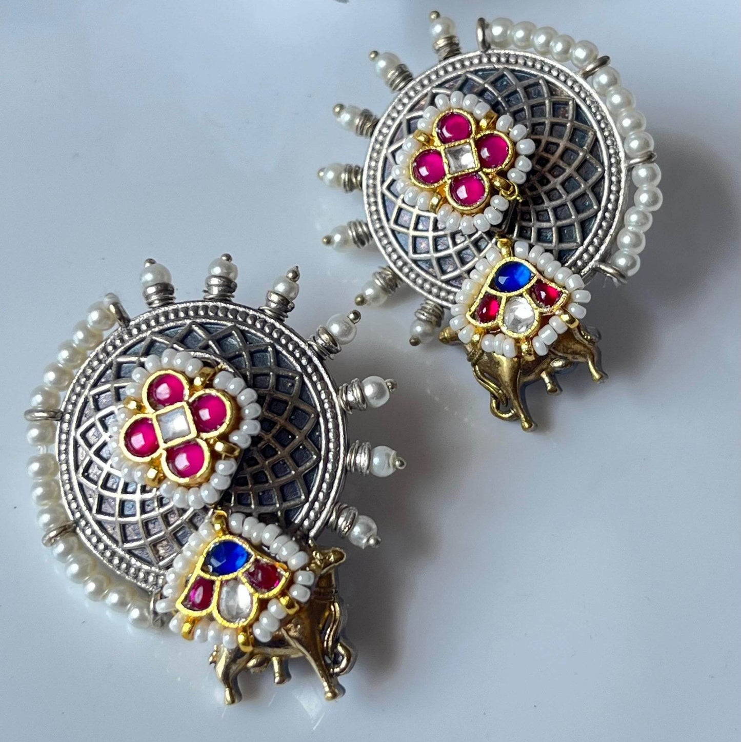 Neelakshi Stud Earrings - Alankrent Luxe