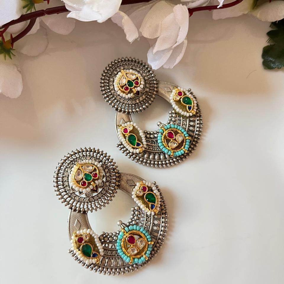 Rajwadi Kundal - Alankrent Luxe