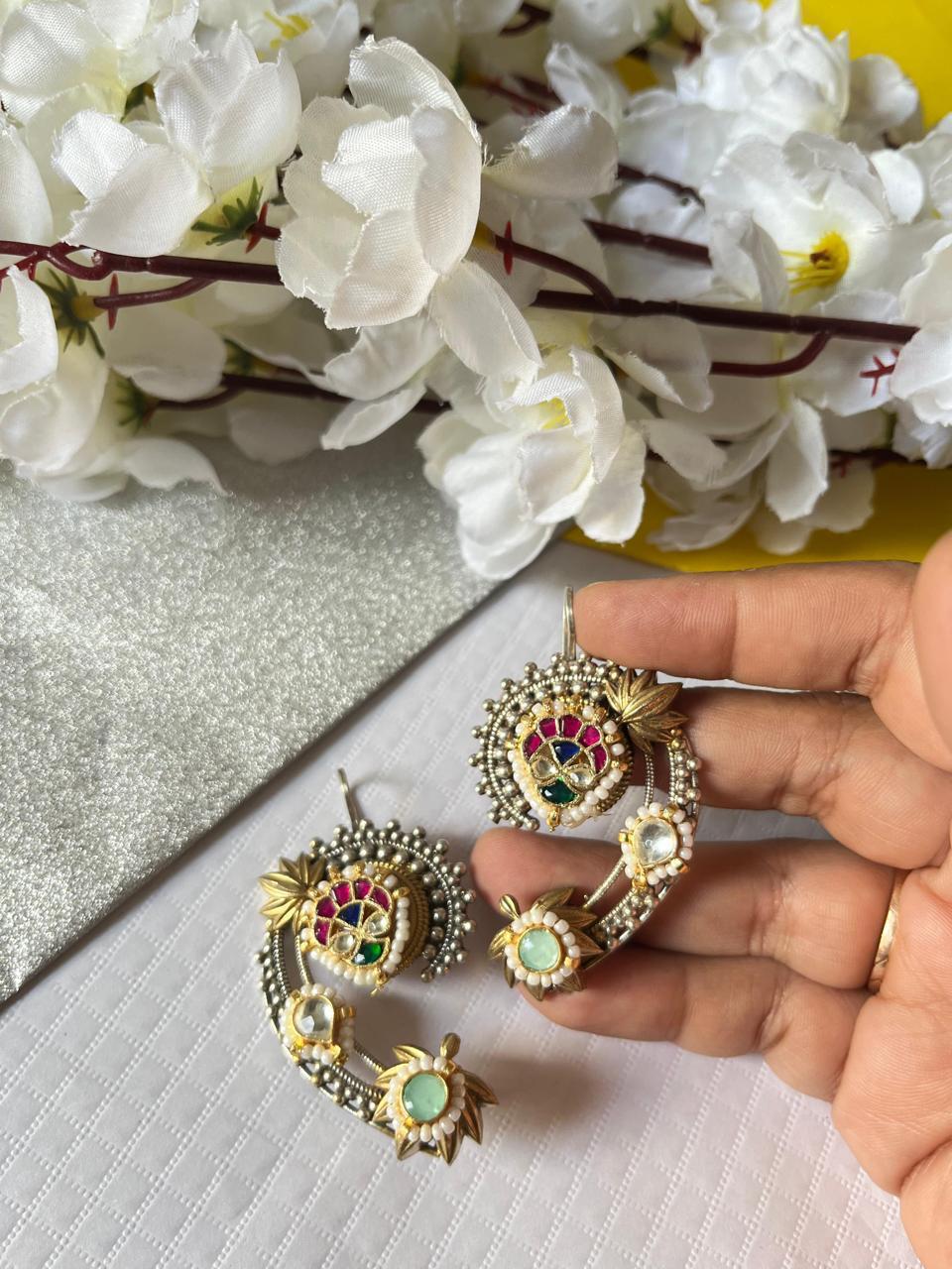 Rewa Paanchi Earcuffs