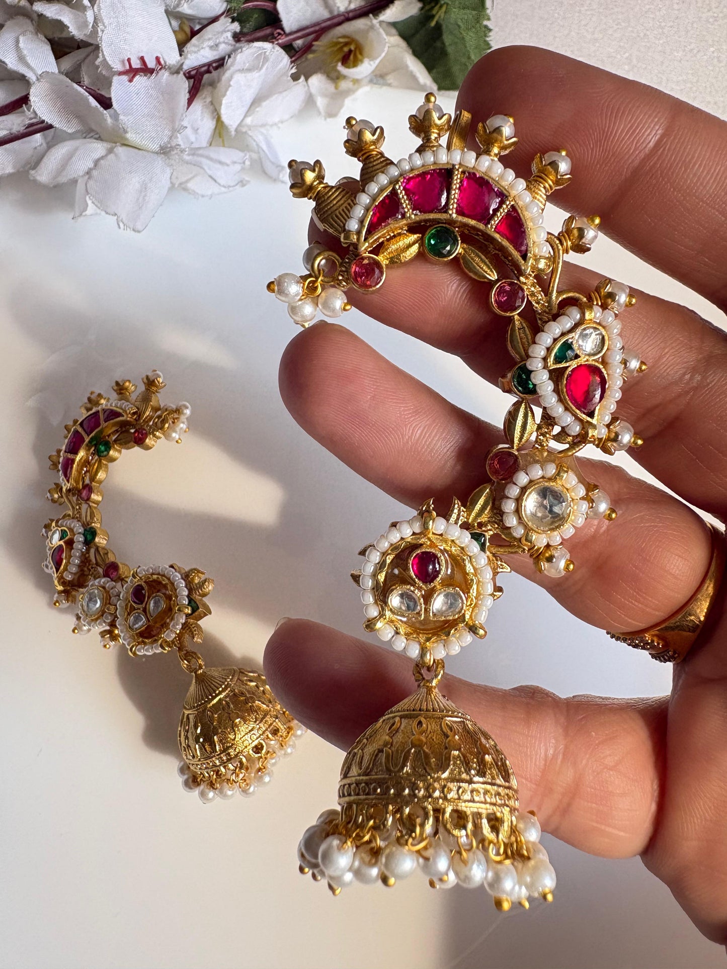 Kundan Earcuff Design 2 by Alankrent