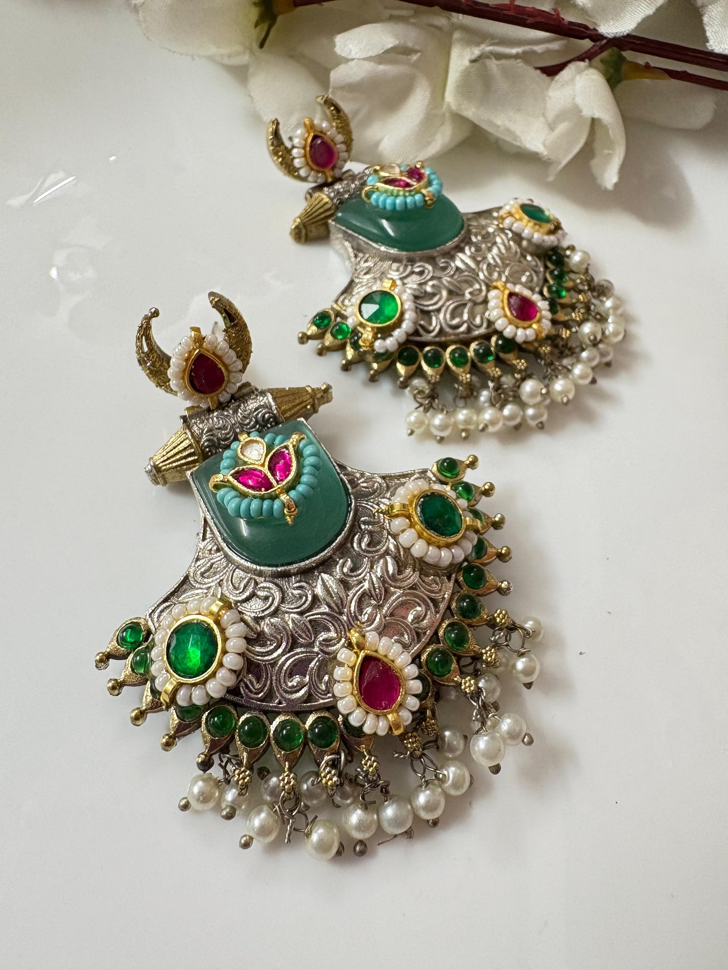 Premium Kundan Earrings for Women | Traditional Ethnic Jewellery – Alankrent Luxe