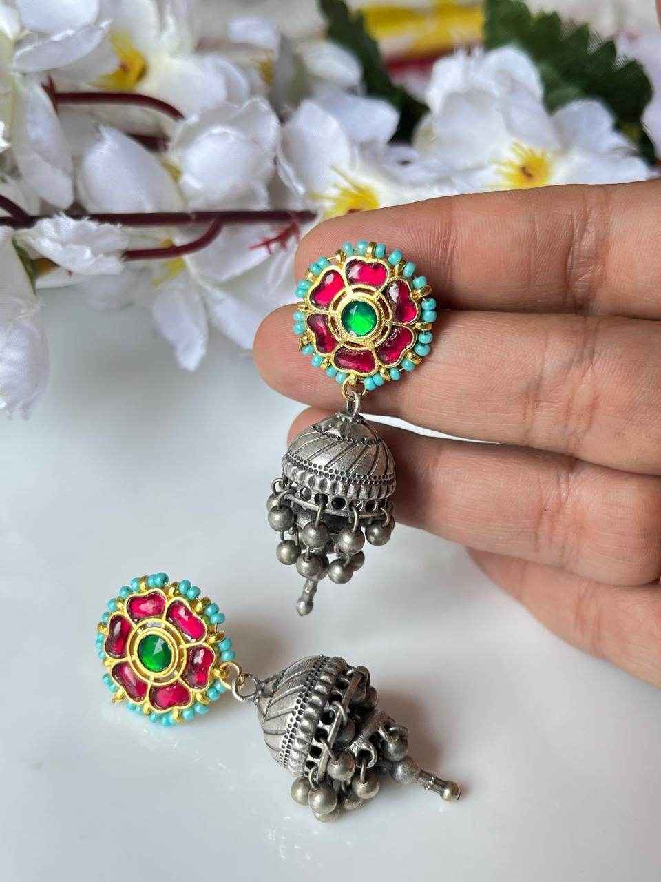 Zoya Kundan Drop Earrings