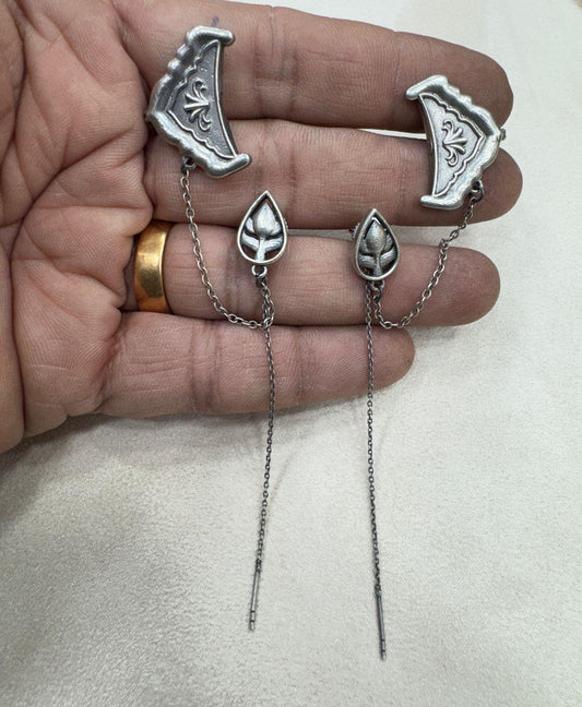 Aarini Luxe Premium SLA Ear Cuff Earrings with Chain Online