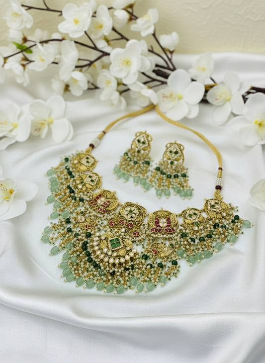 Kundan choker necklace