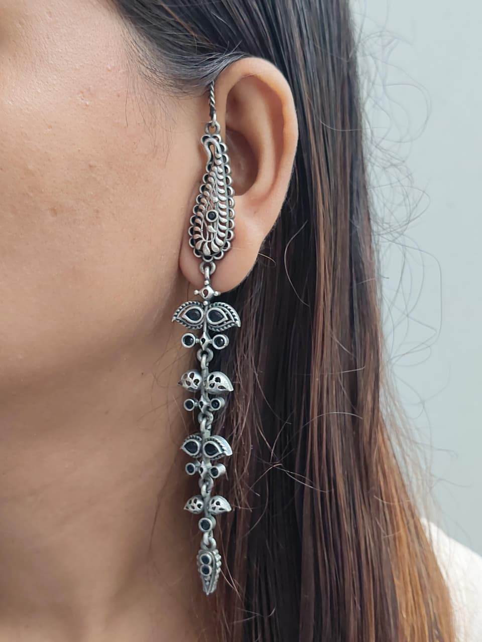 Arnika Silverlite Earrings - Alankrent Luxe