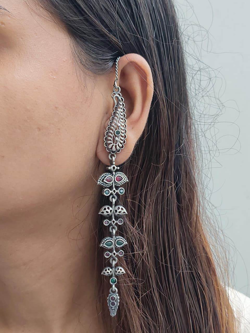 Arnika Silverlite Earrings - Alankrent Luxe