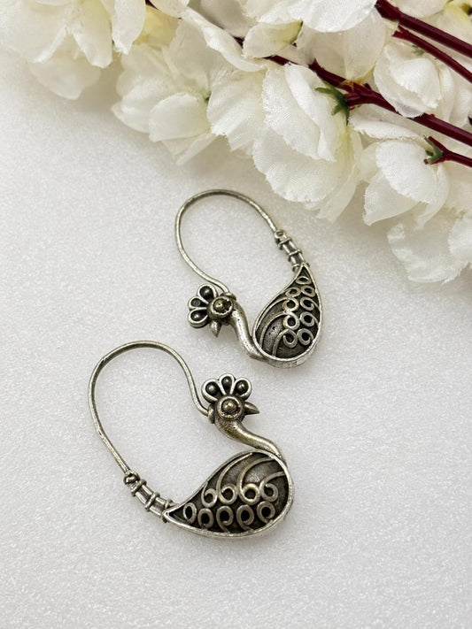 Svarnima Premium SLA Hoop Earrings | Premium SLA Hoop Earrings for Women | Elegant Traditional Fashion Jewellery