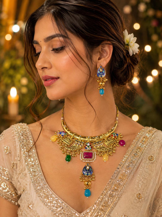 Suvarnotsavi Premium Apala Polish Jewellery | Premium Gold Apala Polish Jewellery Collection | Traditional Festive Indian Jewellery