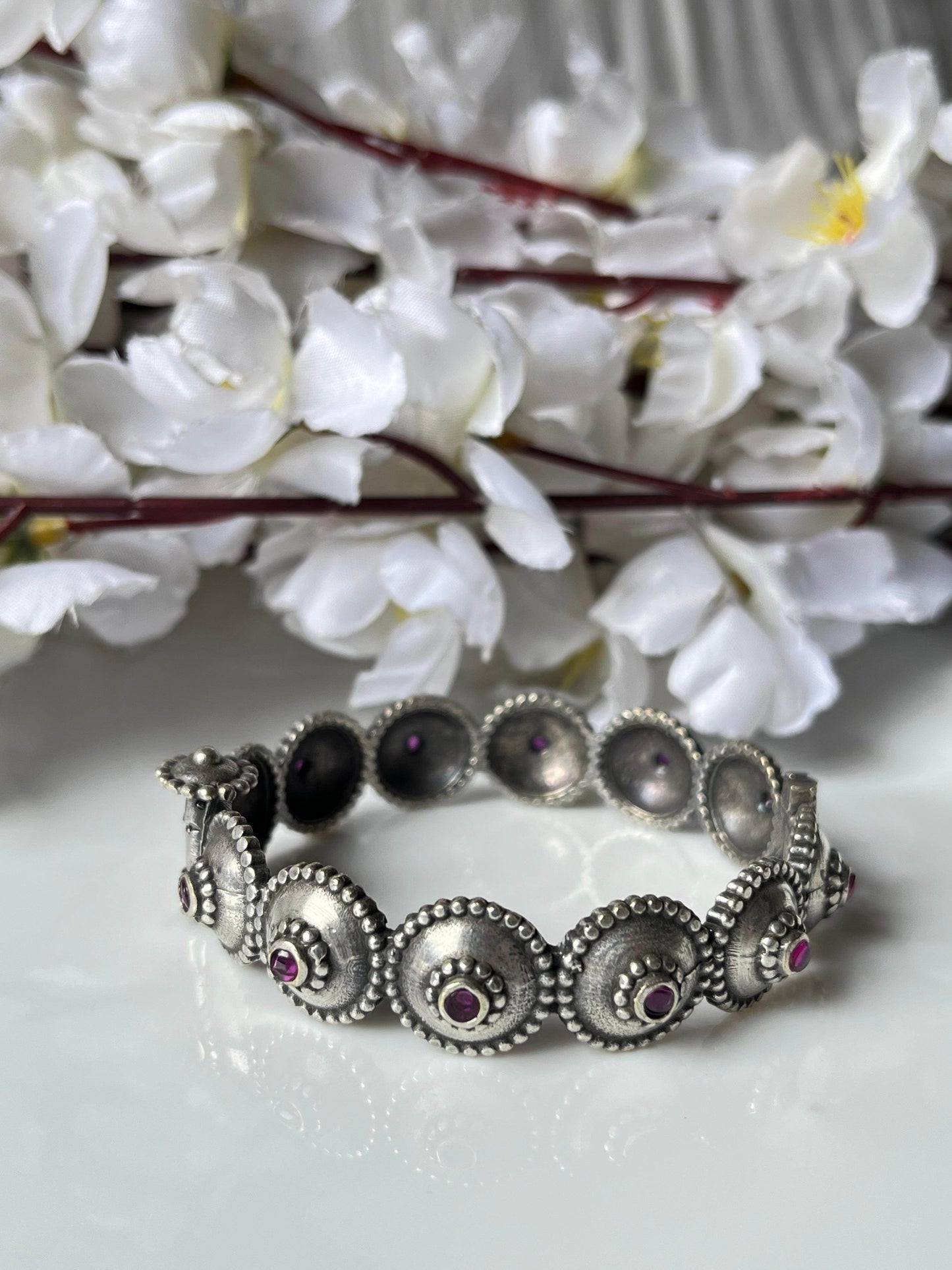 Amara - The Oxidized Bracelet - Alankrent Luxe