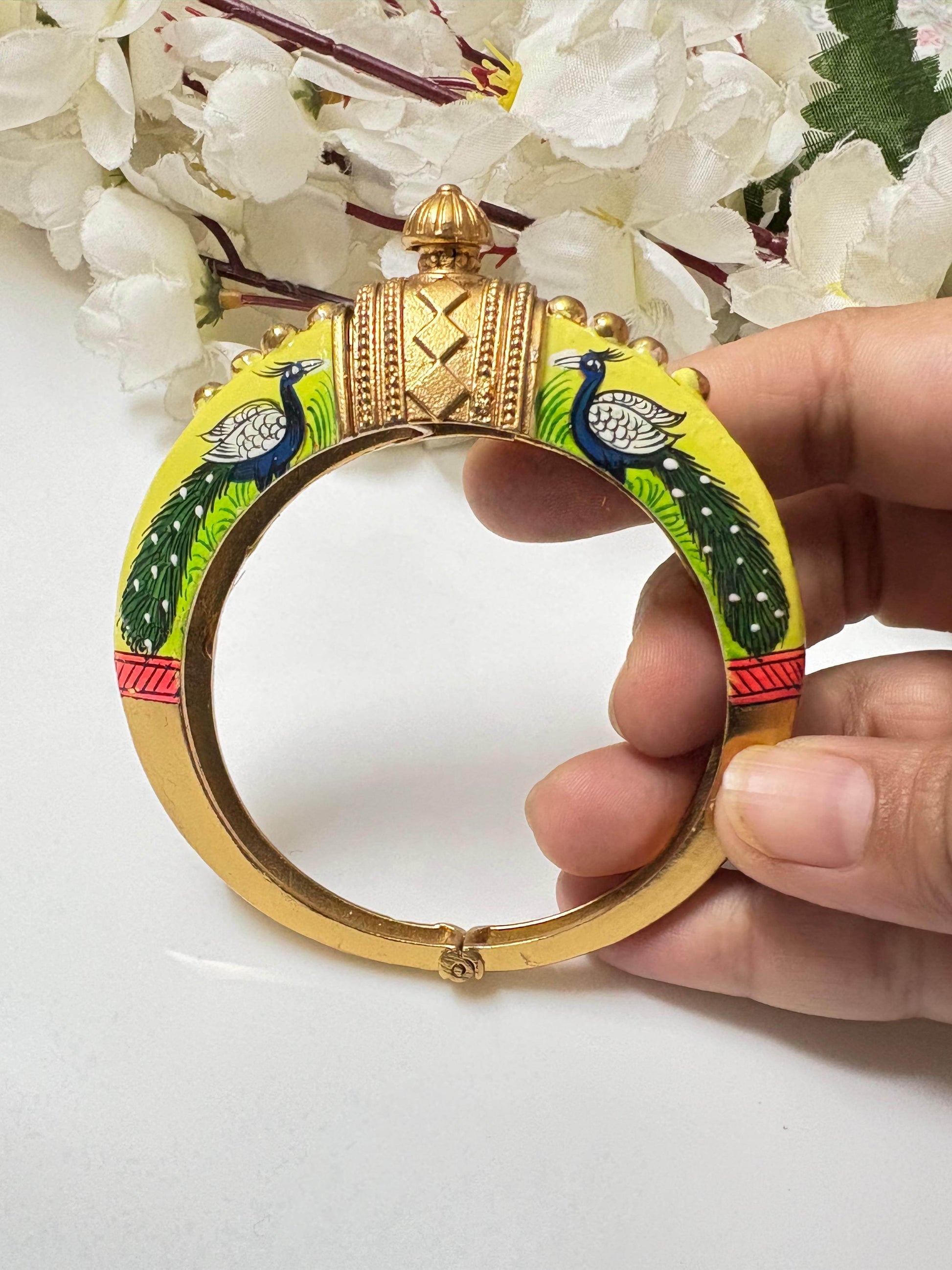 Ruhani - The Hand-Painted Kada - Alankrent Luxe