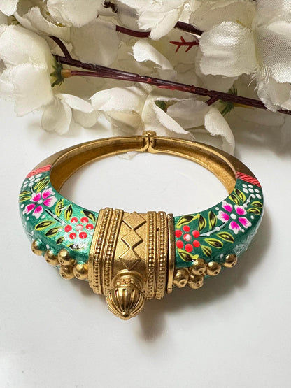 Ruhani - The Hand-Painted Kada - Alankrent Luxe