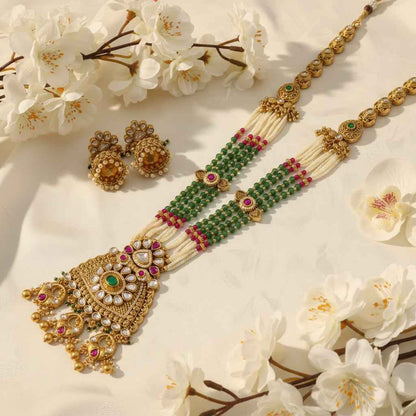 Zivara Polki Haar Set