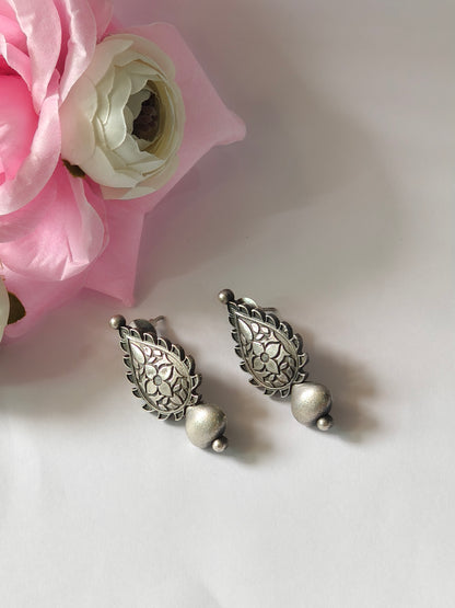 Affordable Silver-Look Ethnic Earrings | Collection of Studs & Danglers for Women
