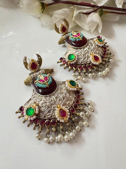 Premium Kundan Earrings for Women | Traditional Ethnic Jewellery – Alankrent Luxe
