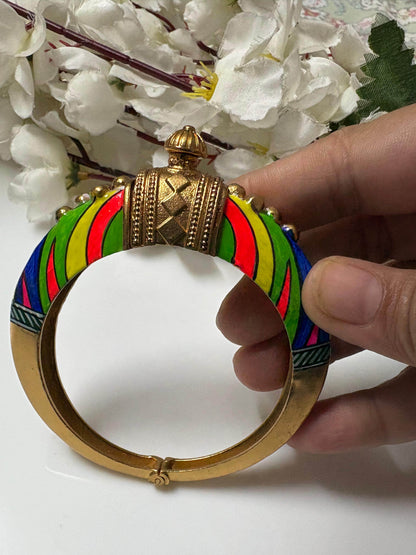 Ruhani - The Hand-Painted Kada - Alankrent Luxe