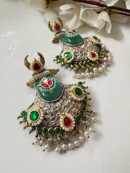 Premium Kundan Earrings for Women | Traditional Ethnic Jewellery – Alankrent Luxe