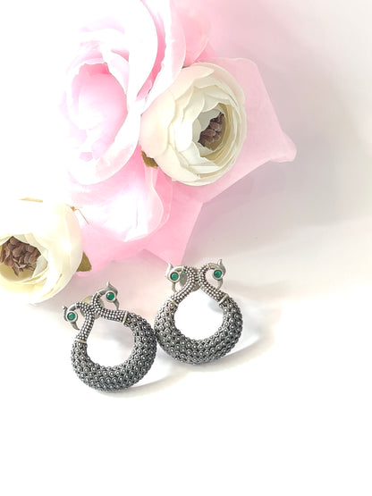 Affordable Silver-Look Ethnic Earrings | Collection of Studs & Danglers for Women