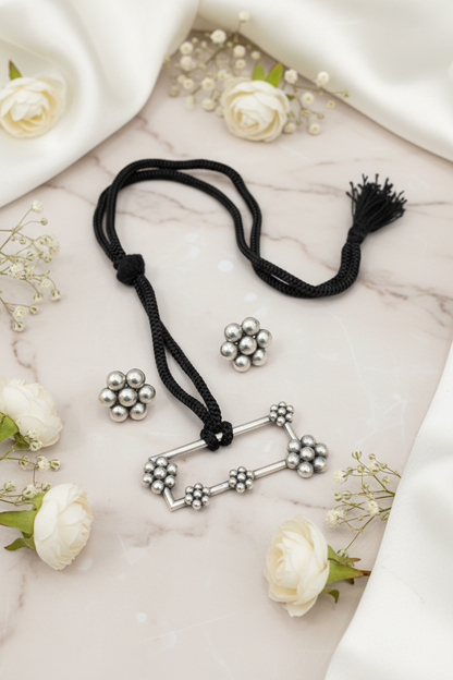 Varnika Noor Premium SLA Long Thread Necklace Set with Earrings Online