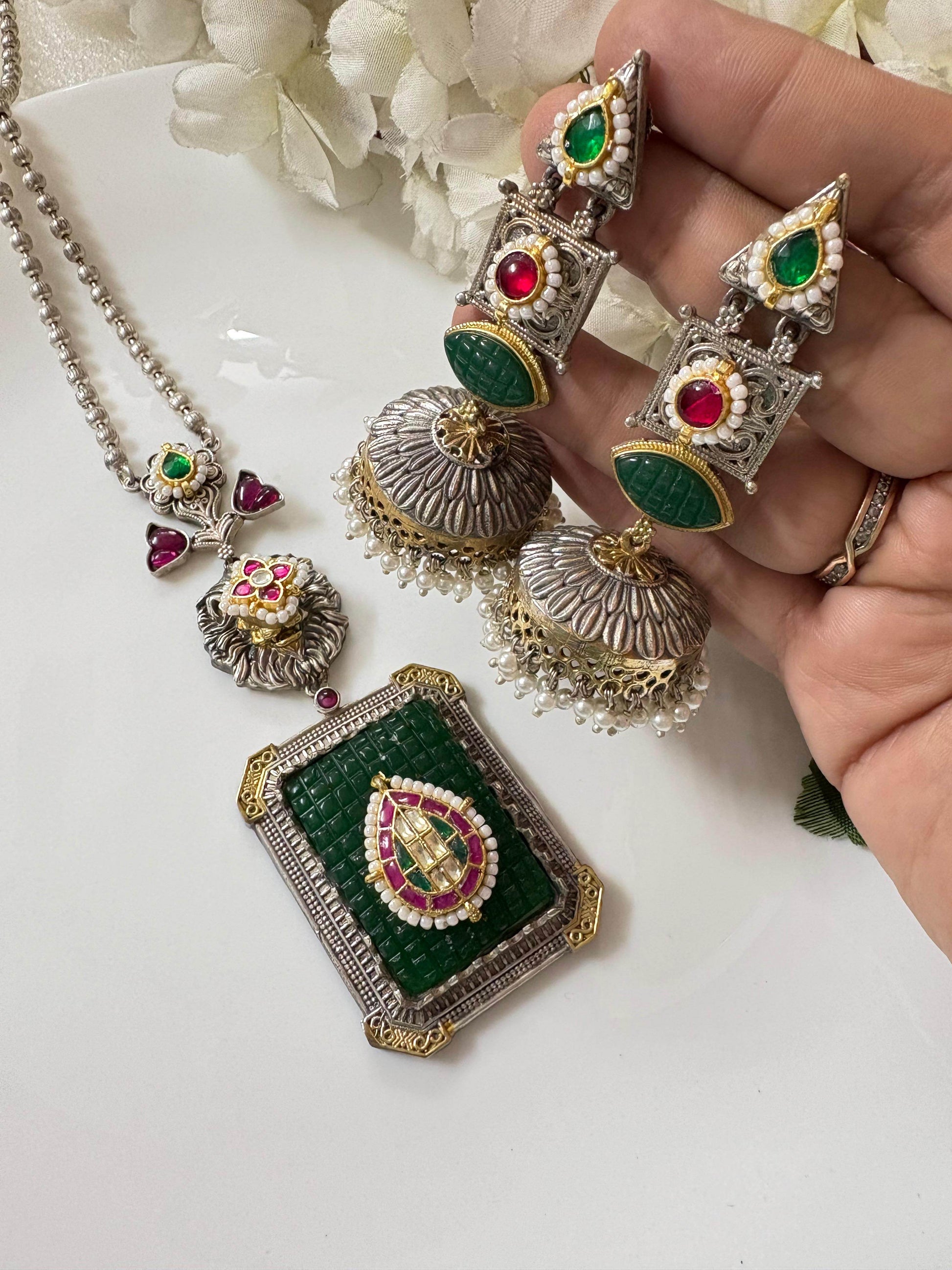 Durga Sringaar Necklace- Embrace the timeless elegance of tradition - Alankrent Luxe