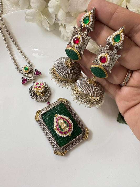 Durga Sringaar Necklace- Embrace the timeless elegance of tradition - Alankrent Luxe