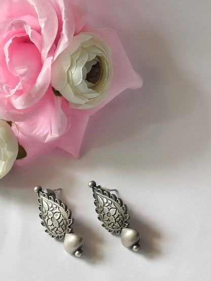 Affordable Silver-Look Ethnic Earrings | Collection of Studs & Danglers for Women