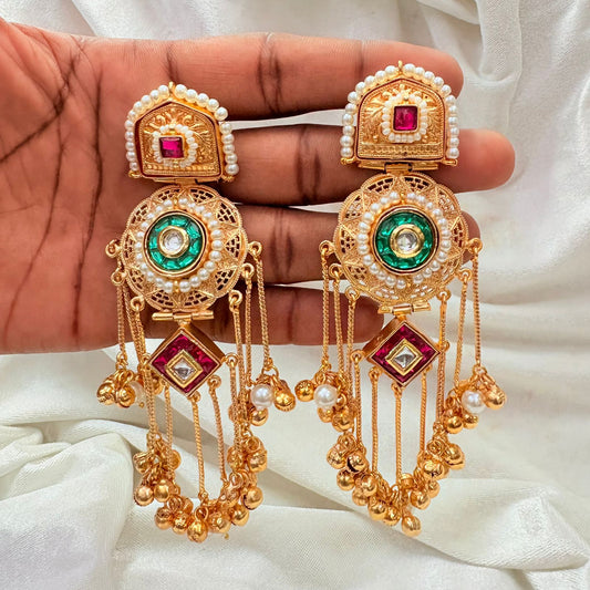 Ghungroo Chain earrings