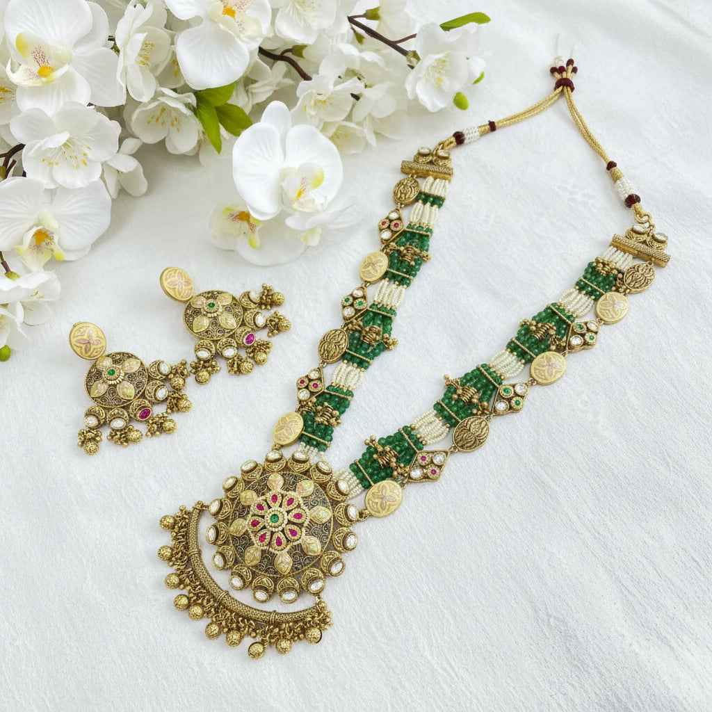 Saanvi Polki Haar Set