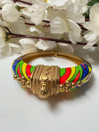 Ruhani - The Hand-Painted Kada - Alankrent Luxe