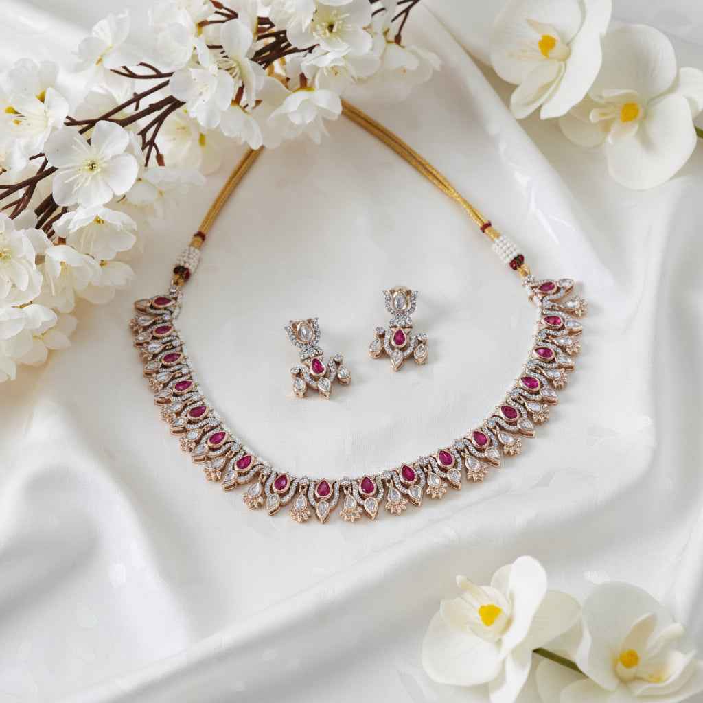 Padma Polki Necklace Set