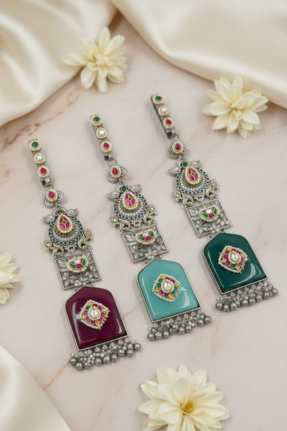 Vasundhara Kundan Fusion Kamar Jhuda | Dual Tone Waist Jewellery