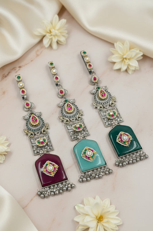 Vasundhara Kundan Fusion Kamar Jhuda | Dual Tone Waist Jewellery